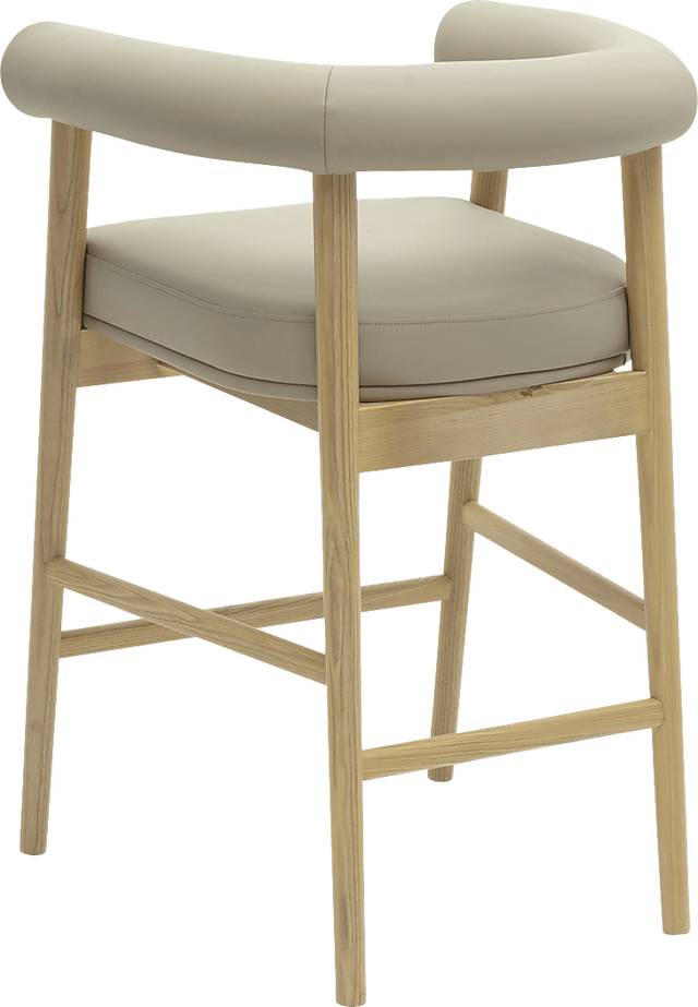 Calewood II Taupe Counter Height Stool - Thumbnail - Image 3