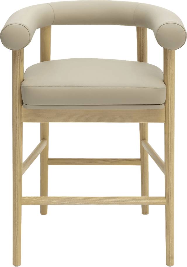 Calewood II Taupe Counter Height Stool - Thumbnail - Image 4