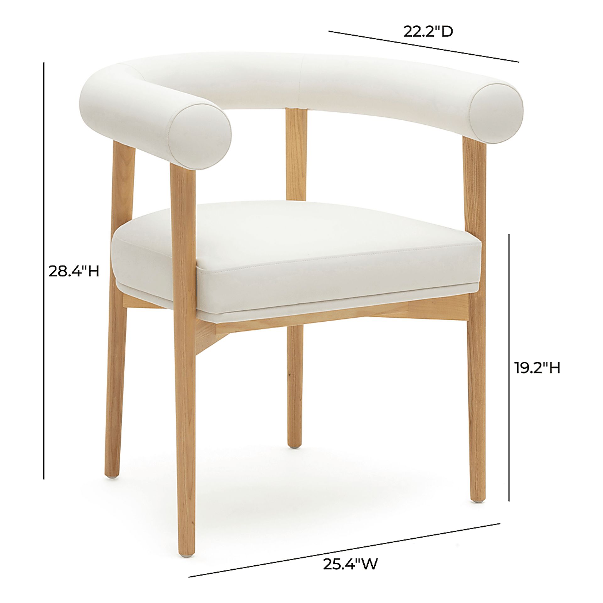 Calewood II White Arm Chair - Image 6