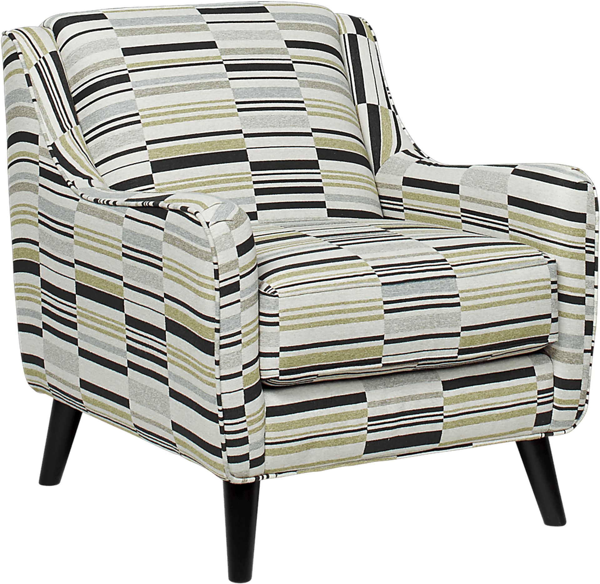 Calgary Heights Beige Accent Chair - Image 1