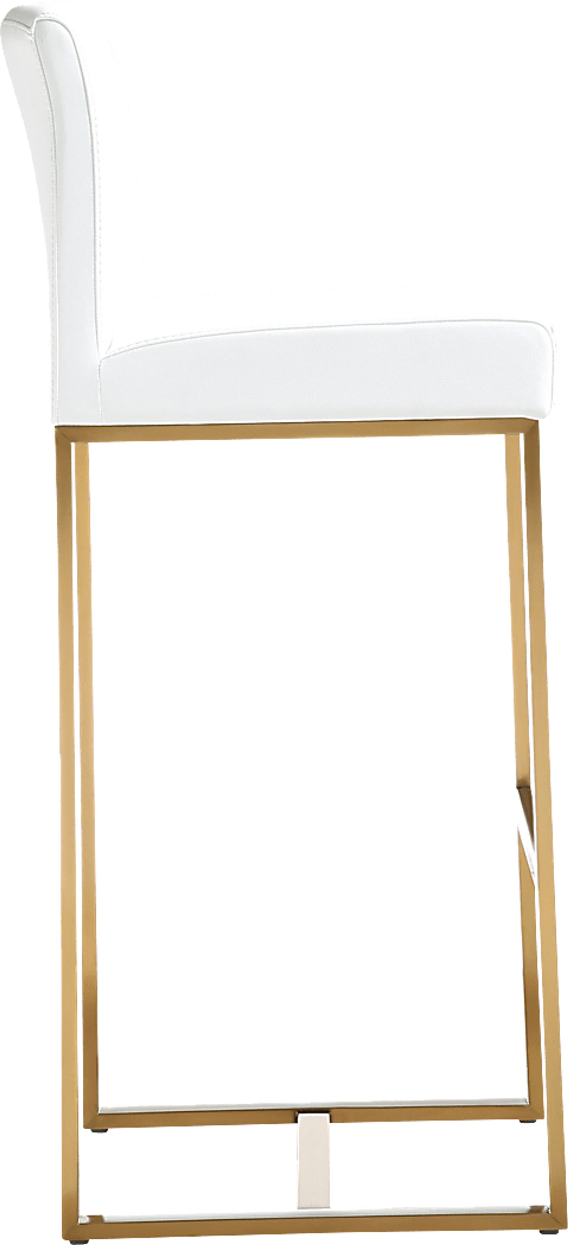 Caliael White Barstool, Set of 2 - Image 3