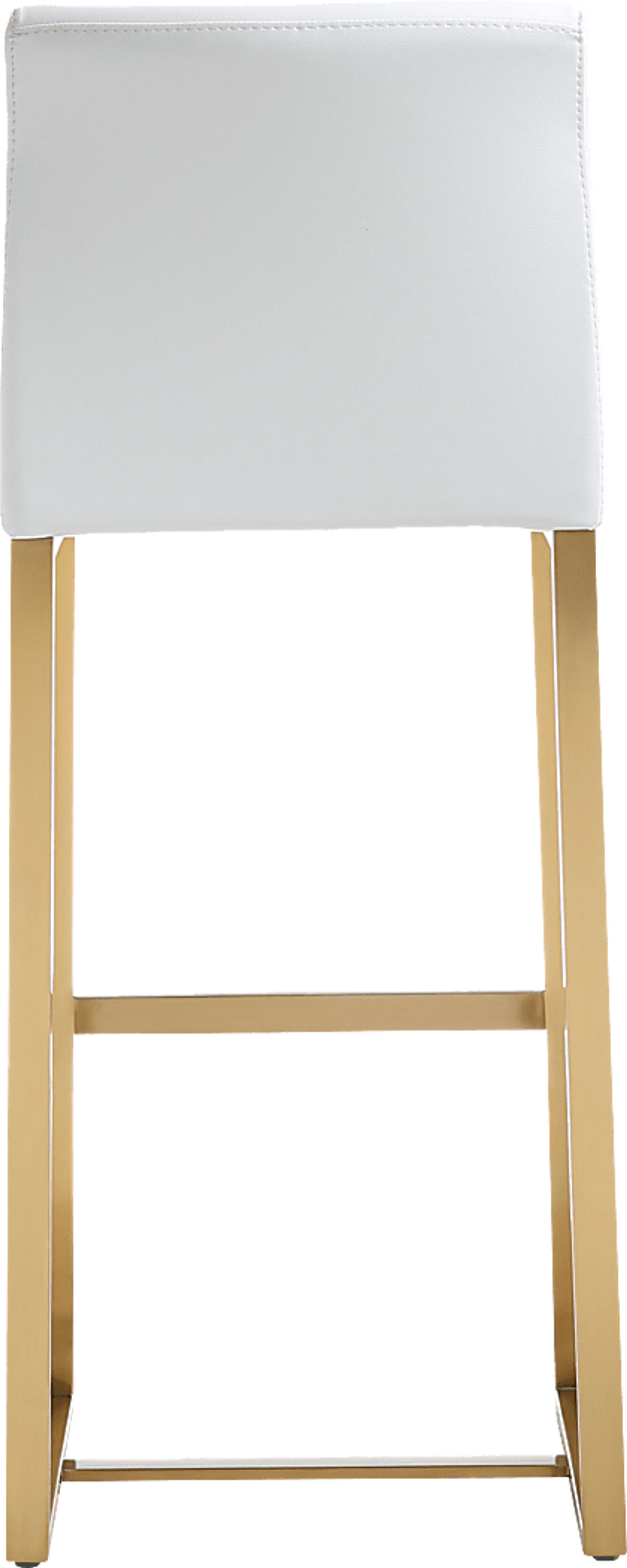 Caliael White Barstool, Set of 2 - Image 4
