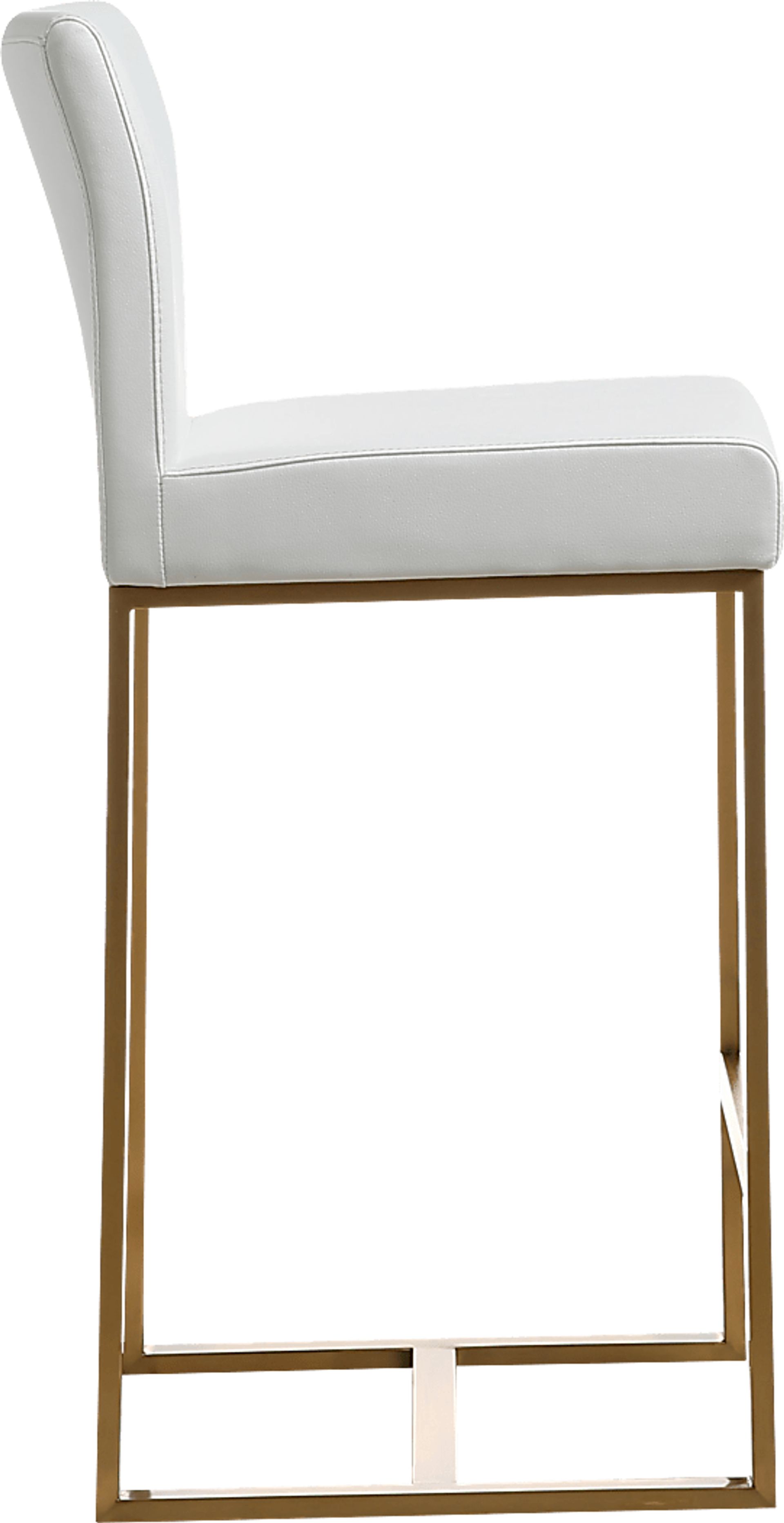 Caliael White Counter Height Stool, Set of 2 - Image 3
