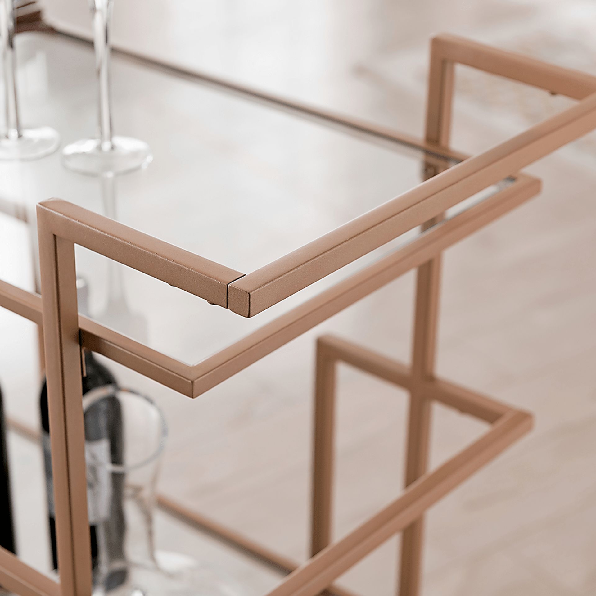 Caliark Copper Bar Cart - Image 2