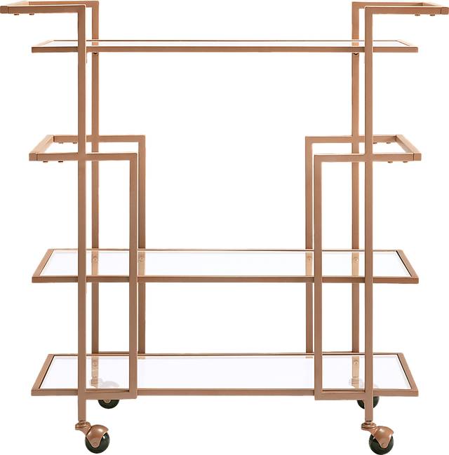 Caliark Copper Bar Cart - Thumbnail - Image 3