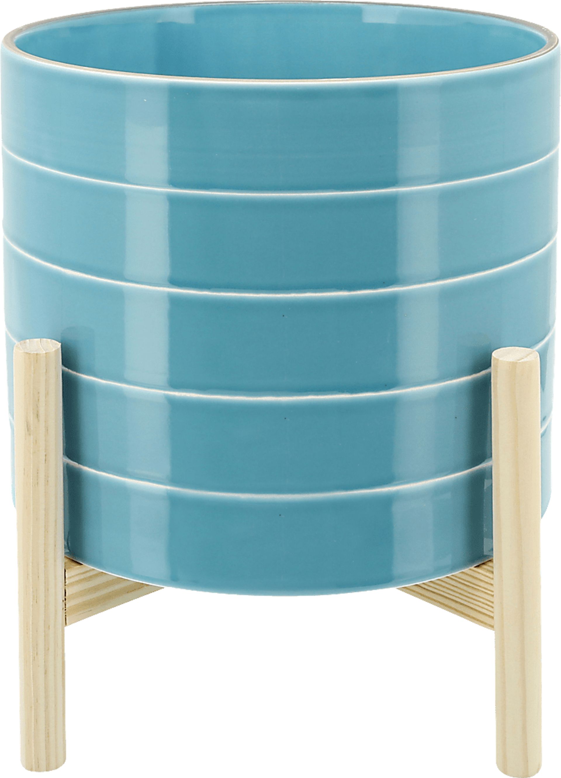 Caliborne Blue Planter - Image 1