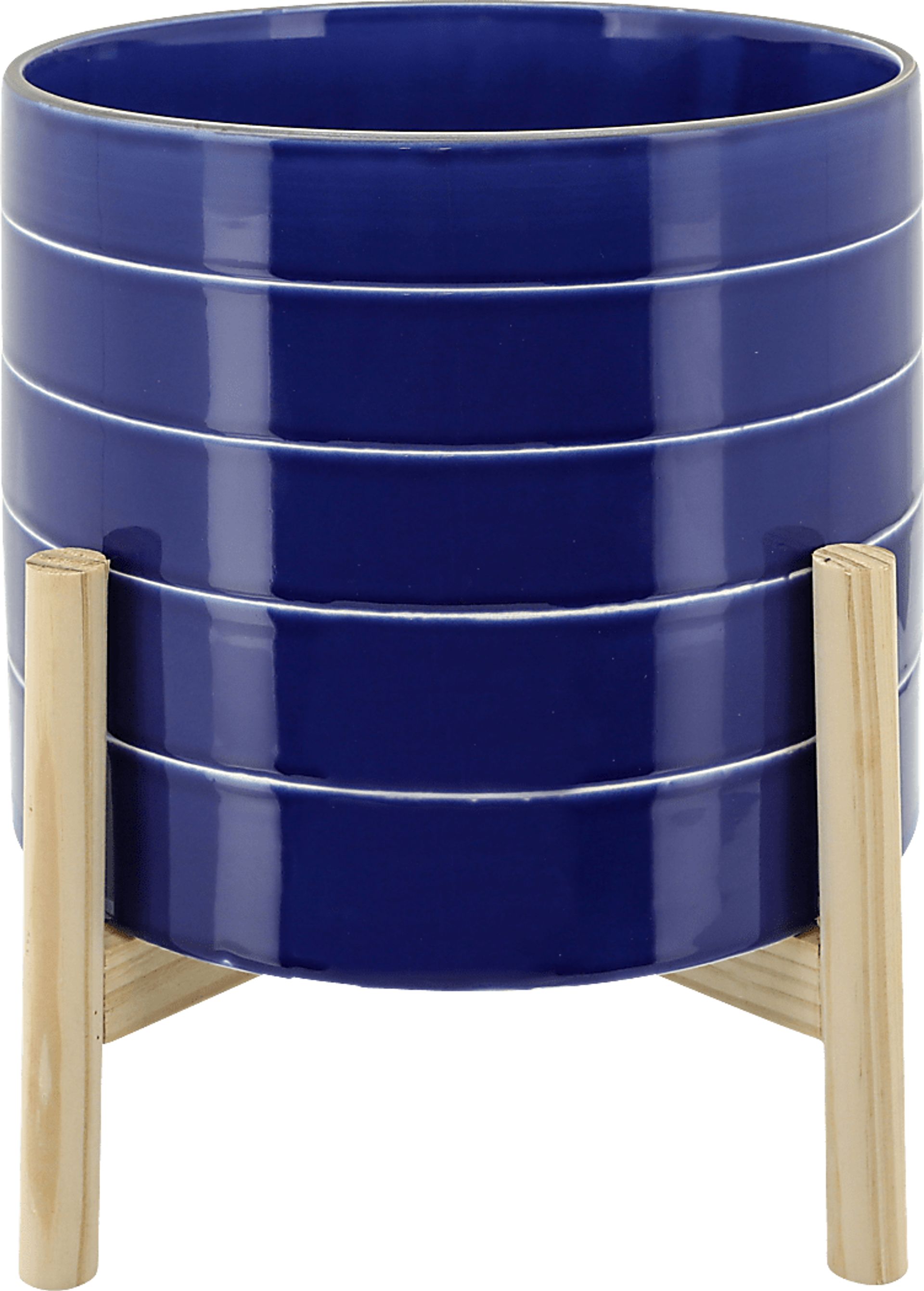 Caliborne Blue Planter - Image 1