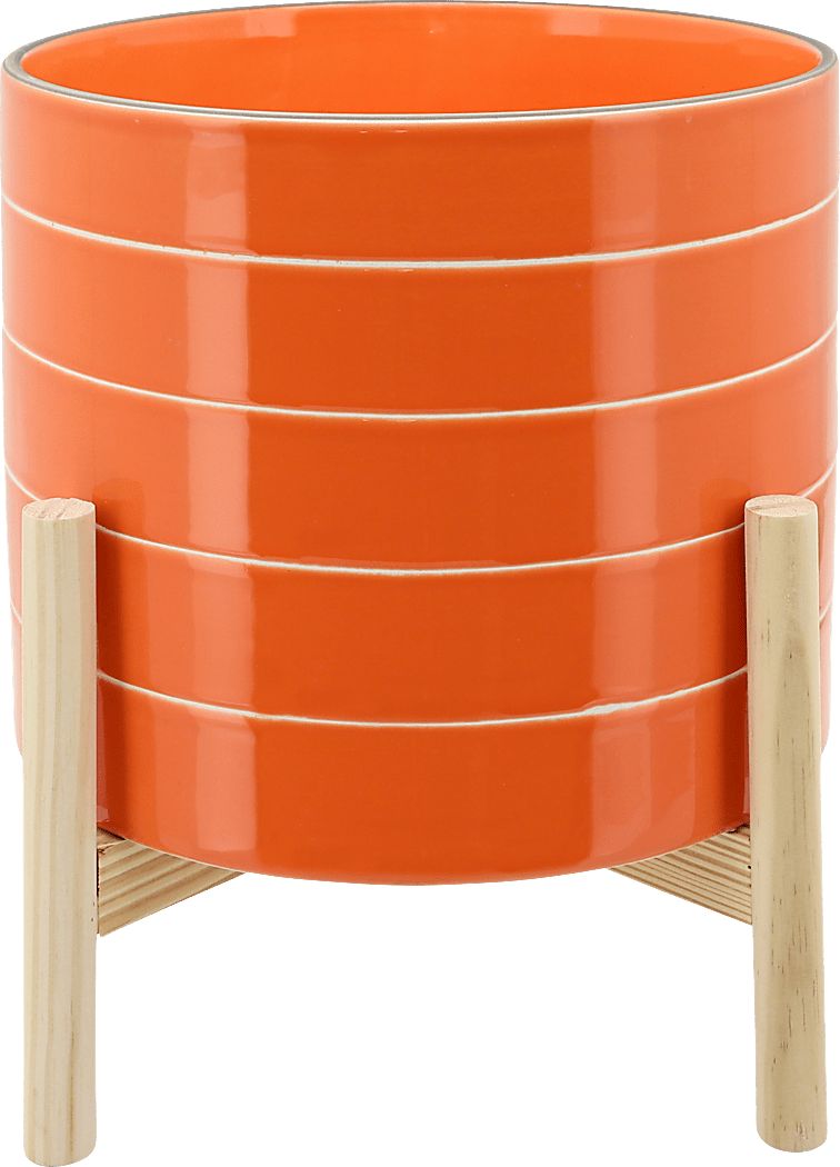 Caliborne Orange Planter