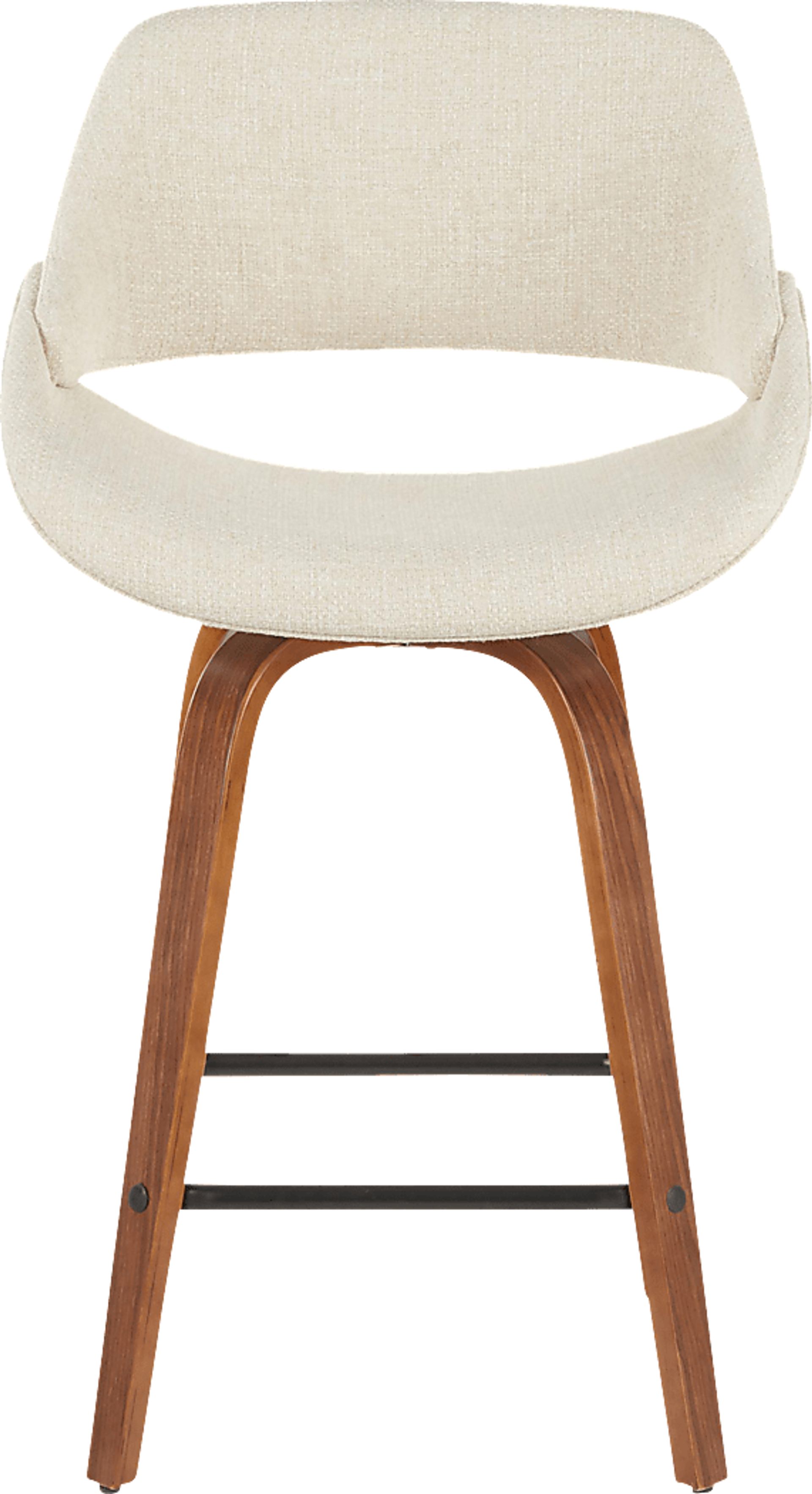 Caliborne White Counter Height Stool, Set of 2 - Image 2