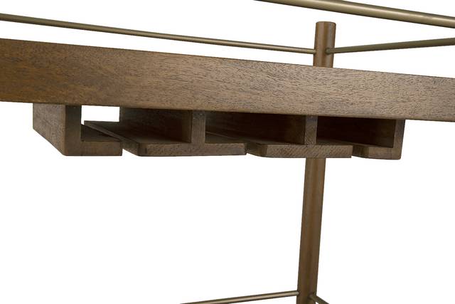 Calie Brown Bar Cart - Thumbnail - Image 4