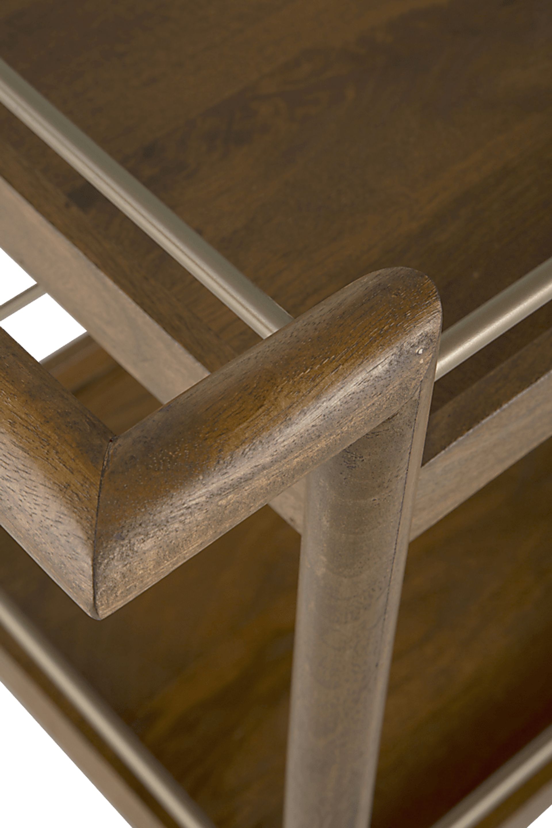 Calie Brown Bar Cart - Image 6
