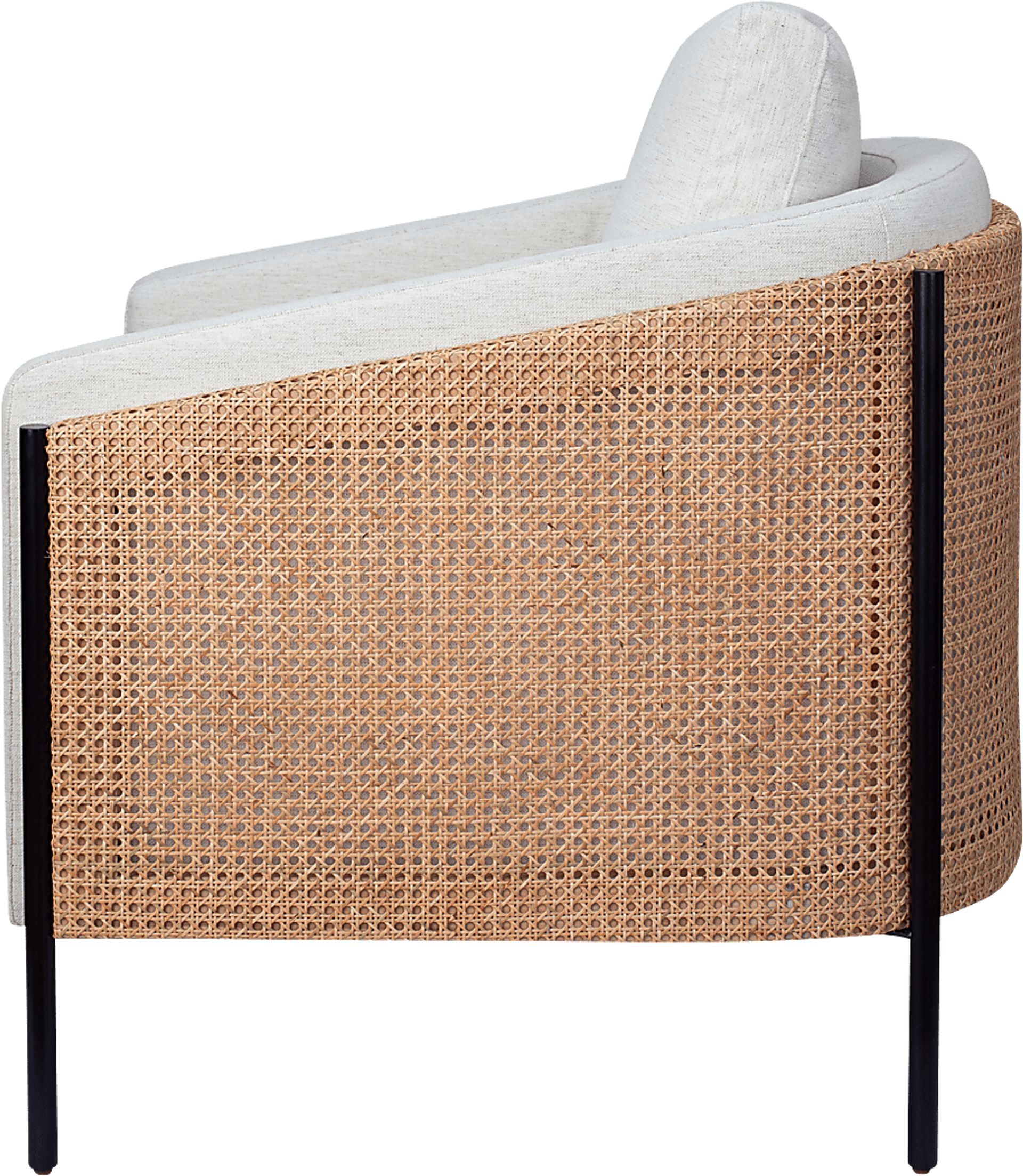 Caligei White Accent Chair - Image 11