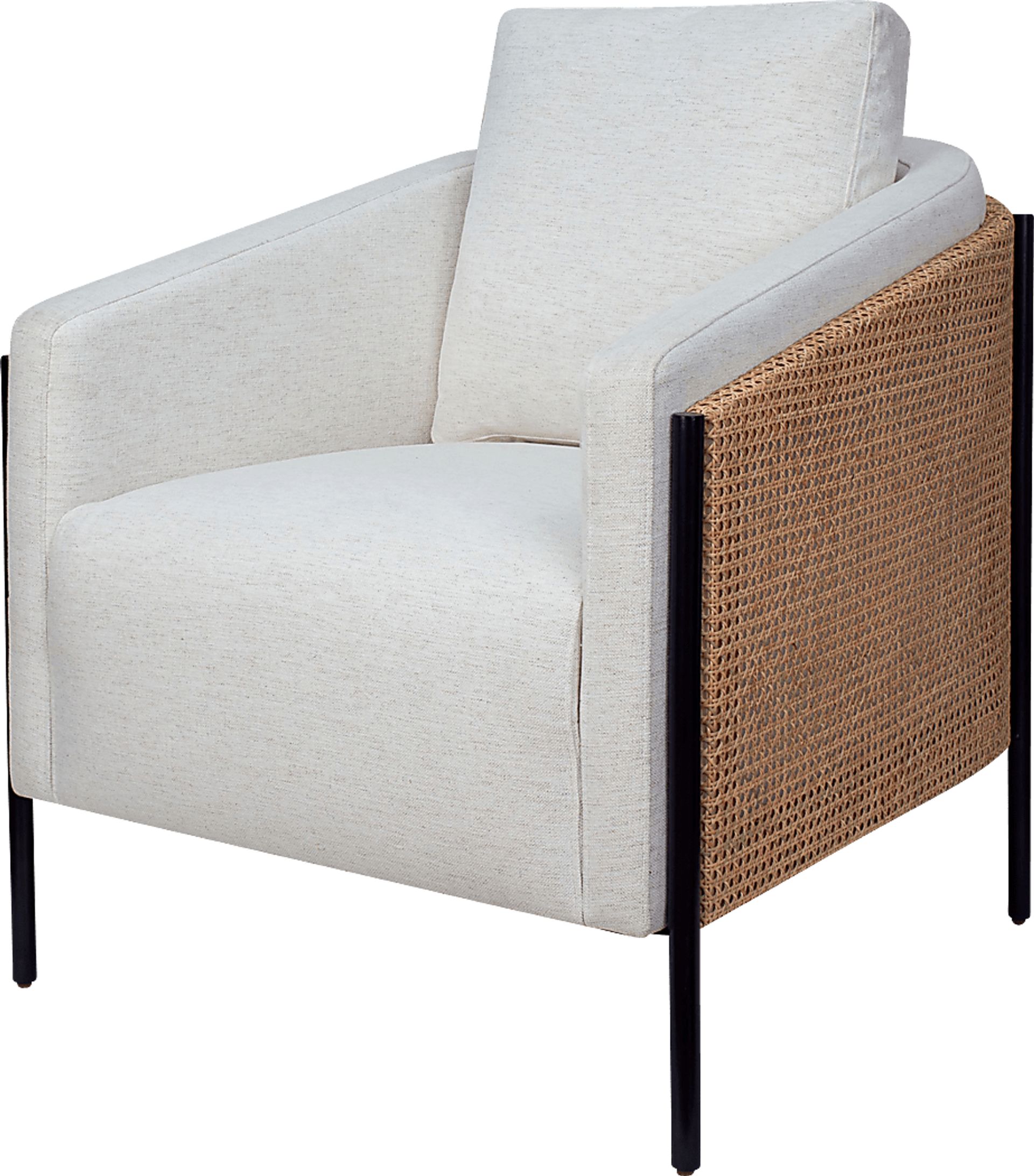 Caligei White Accent Chair - Image 3