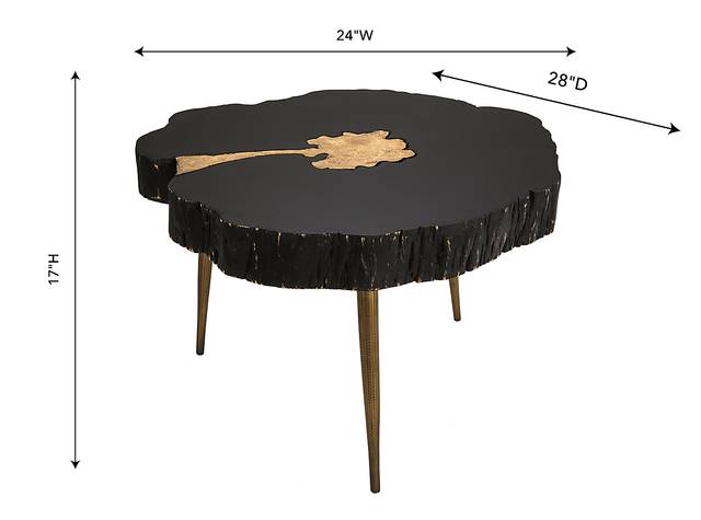 Calina Elle Black Cocktail Table - Thumbnail - Image 5