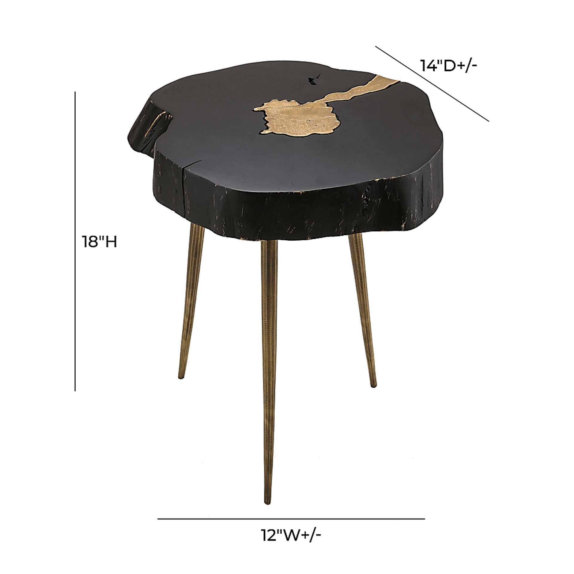 Calina Elle Black End Table - Image 4