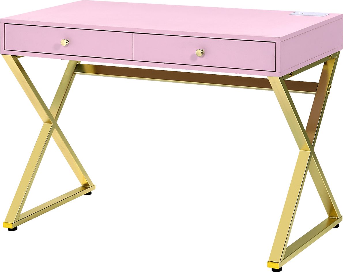 Calinne Pink Desk