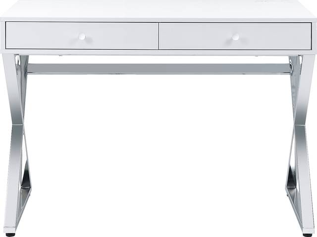 Calinne White Desk - Thumbnail - Image 3