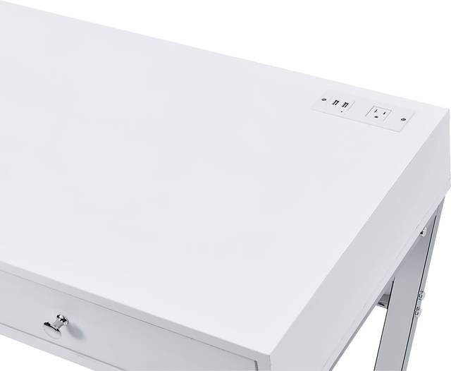 Calinne White Desk - Thumbnail - Image 5