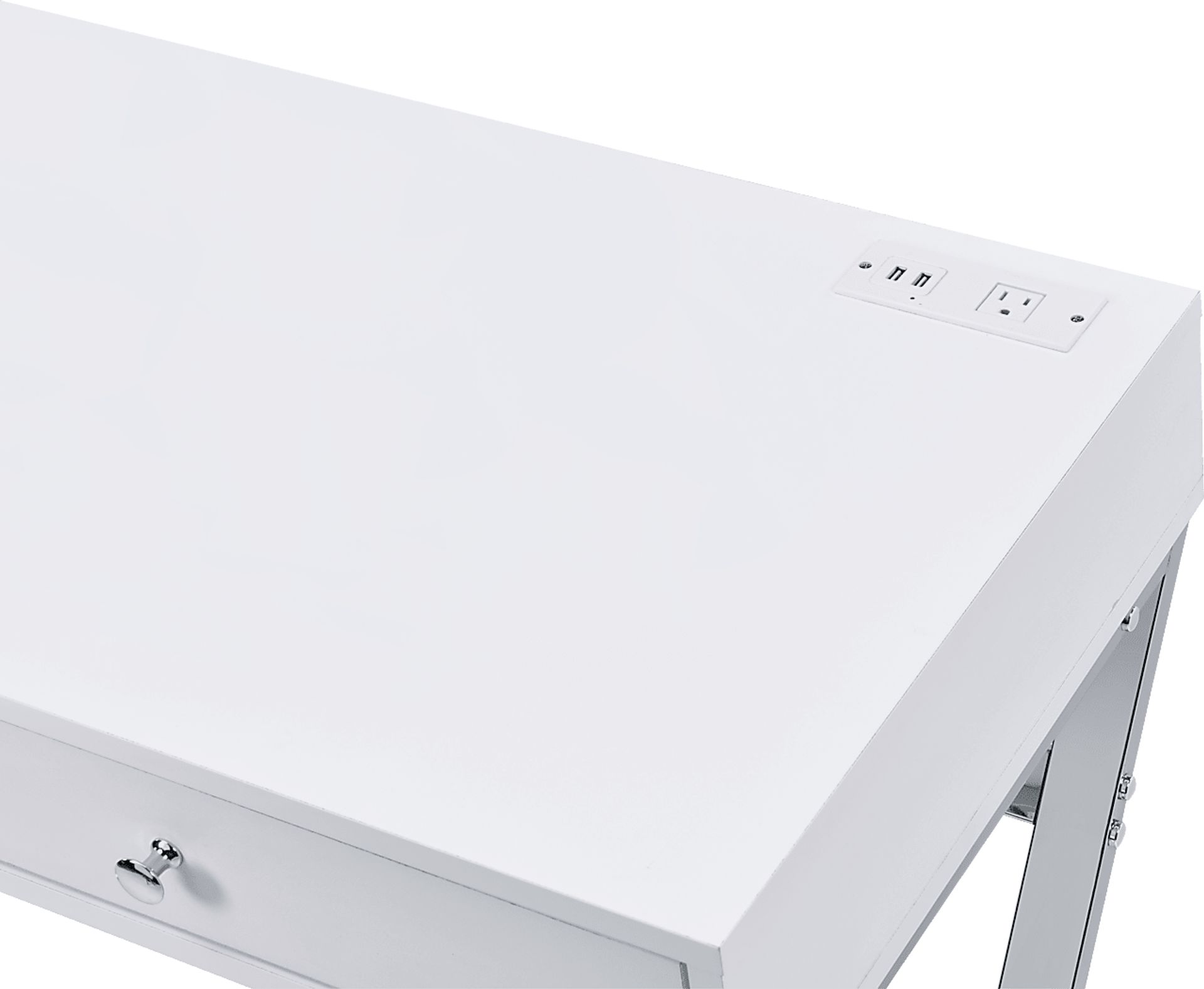 Calinne White Desk - Image 5