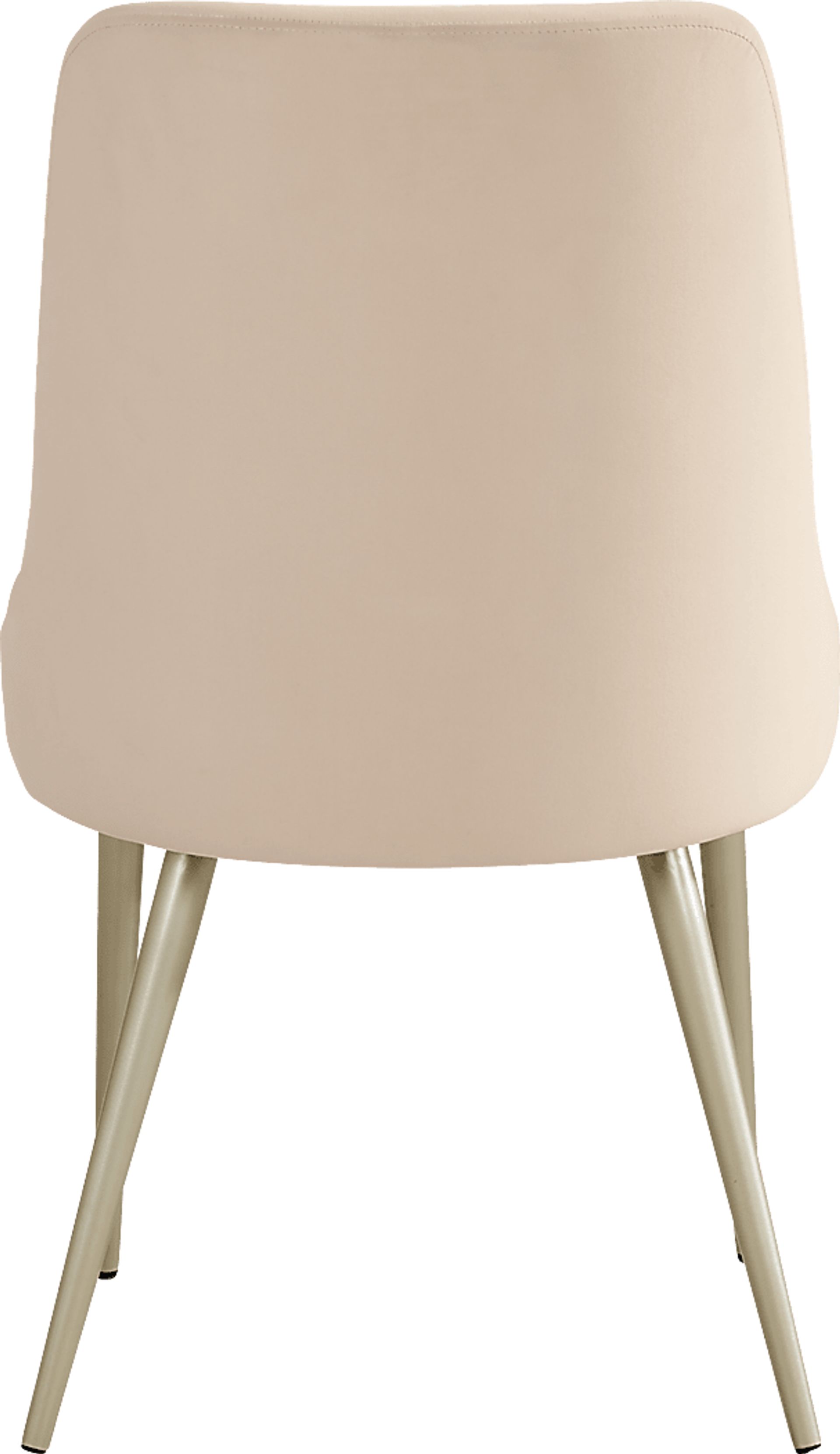Calisi Brown 5 Pc Round Dining Room with Beige Chairs - Image 7