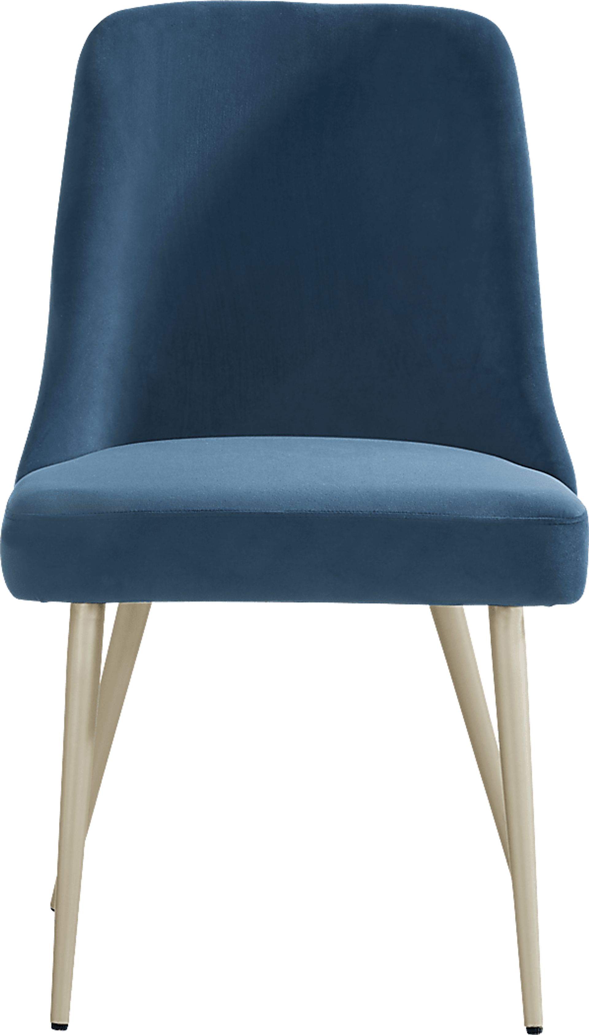 Calisi Brown 5 Pc Round Dining Room with Blue Chairs - Image 6