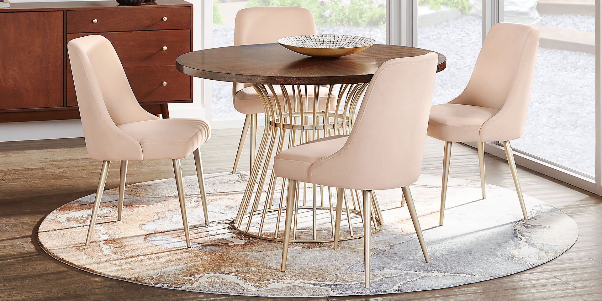 Calisi Brown Dark Wood Dining Table | Rooms to Go