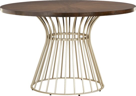 Calisi Brown Round Dining Table