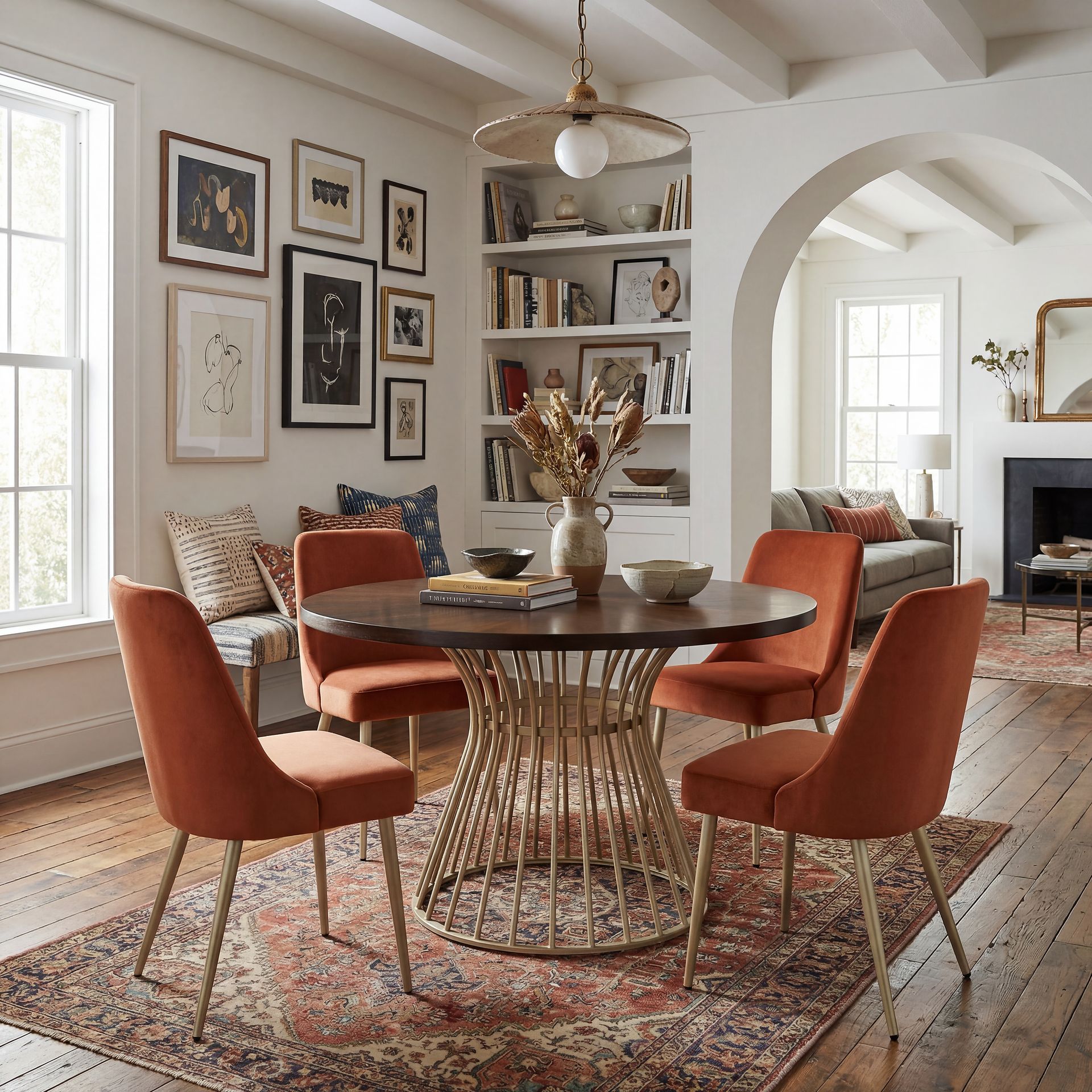 Calisi Orange Side Chair - Image 5