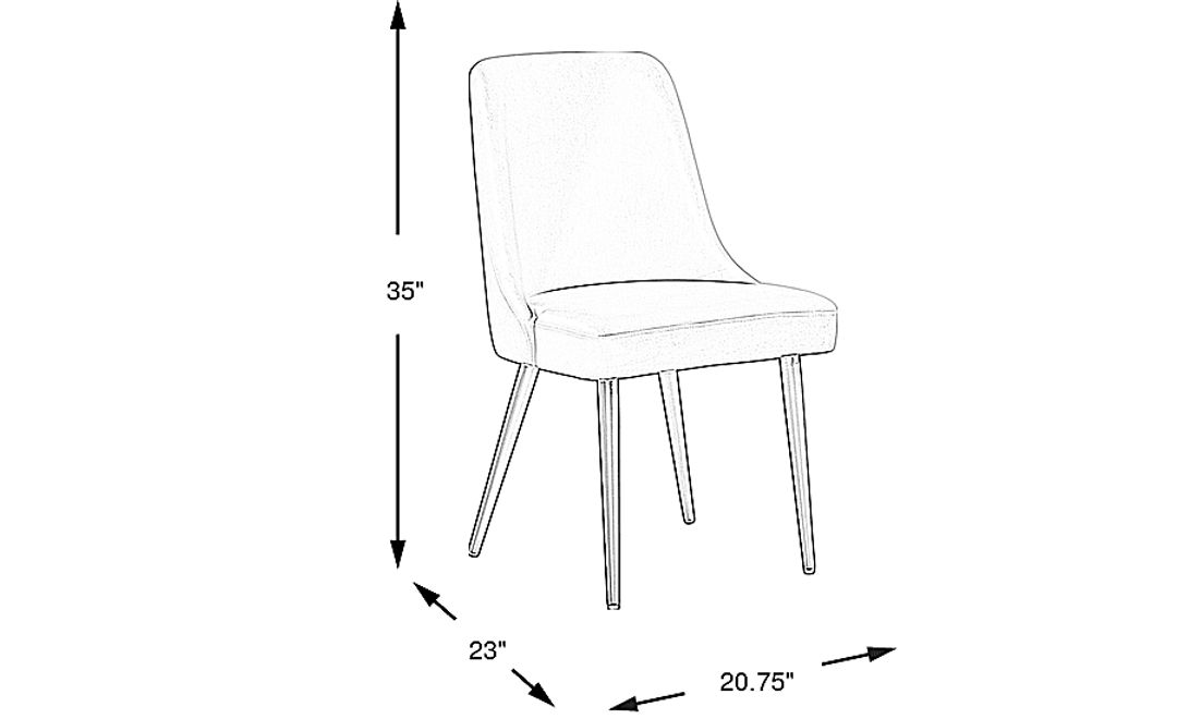 Calisi Orange Side Chair