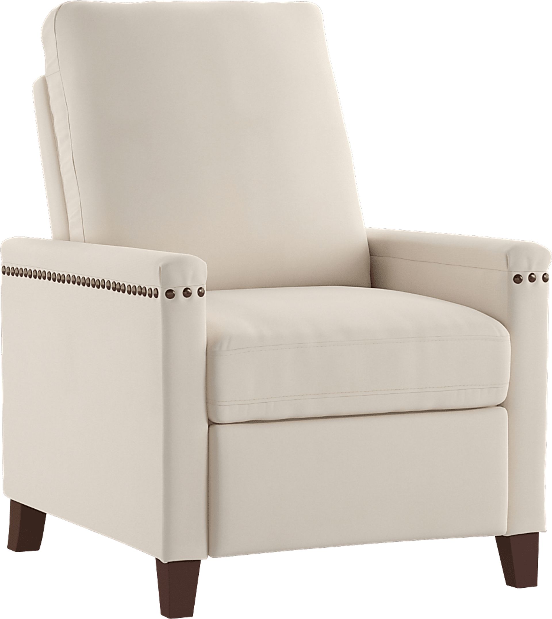 Caliza Beige Pushback Recliner - Image 1