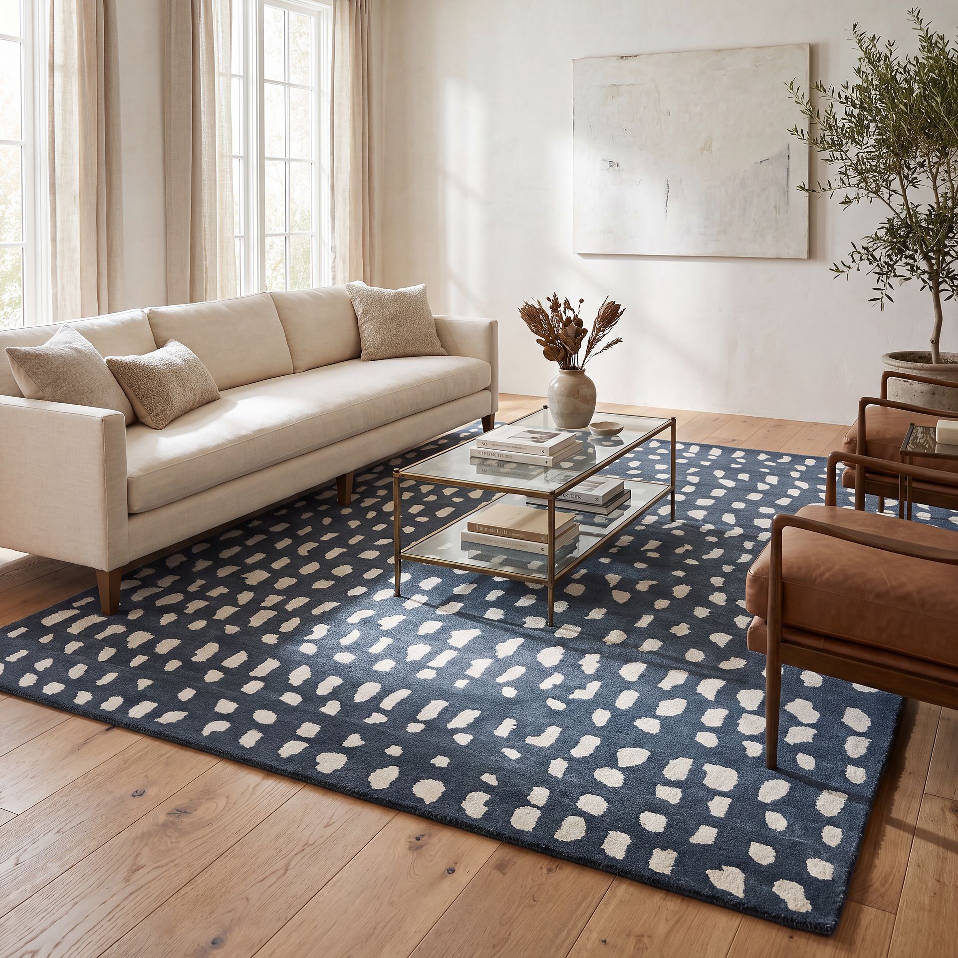 Callabee Blue 3'6 x 5'6 Rug - Image 3