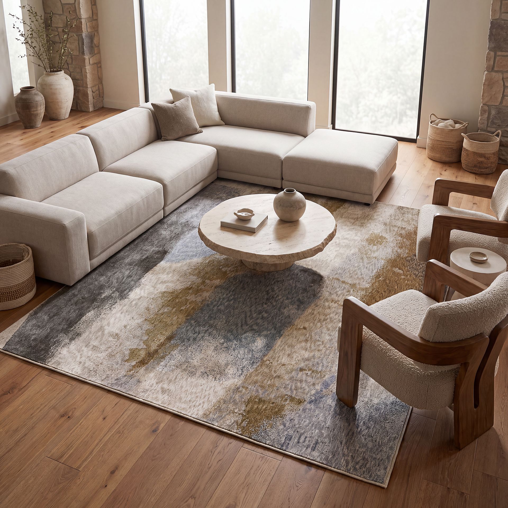 Callalli Beige 5'3 x 7'5 Rug - Image 2