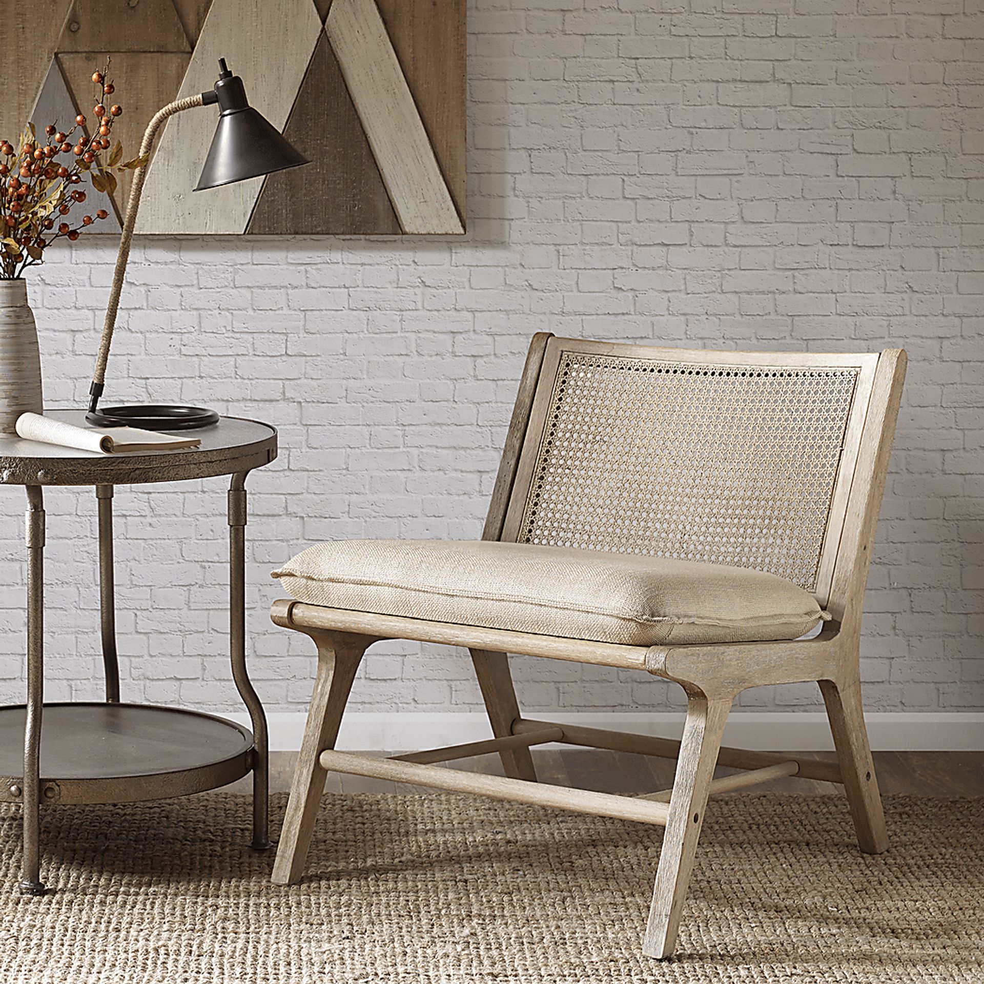 Callanish Beige Accent Chair - Image 8
