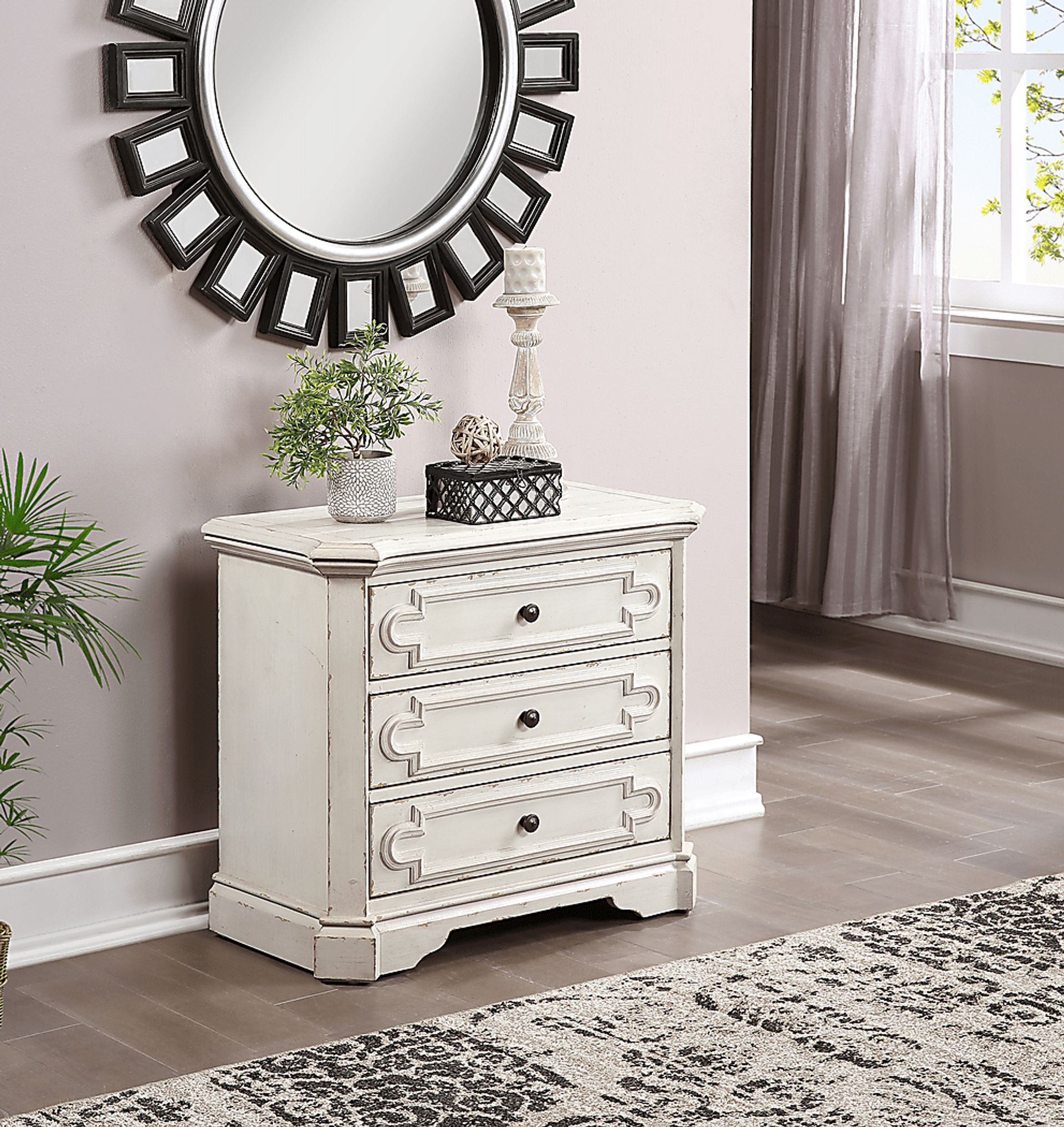 Calleigh White Accent Cabinet - Image 5