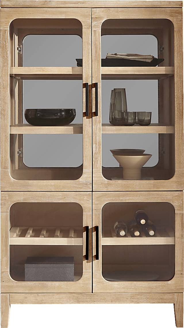 Callen Way Beige China Cabinet - Thumbnail - Image 2