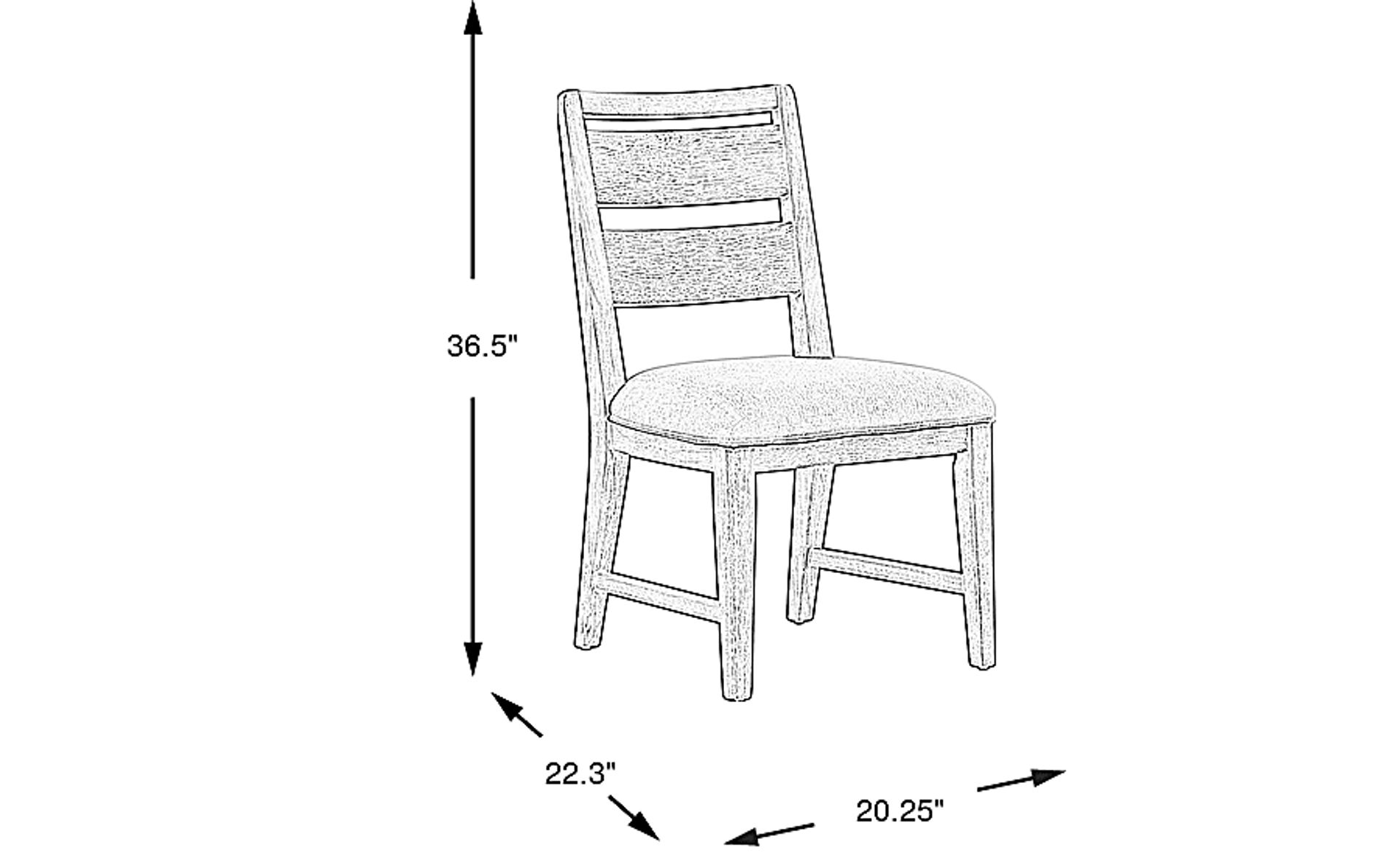 Dimension Image. Please refer to the Dimension Tab on this page for dimension details.