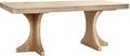 Callen Way Beige 5 Pc Trestle Dining Room with Side Chairs