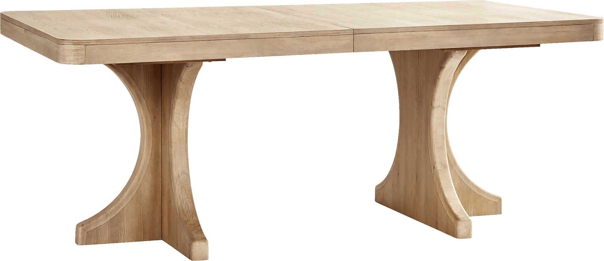 Callen Way Beige Trestle Dining Table - Image 1