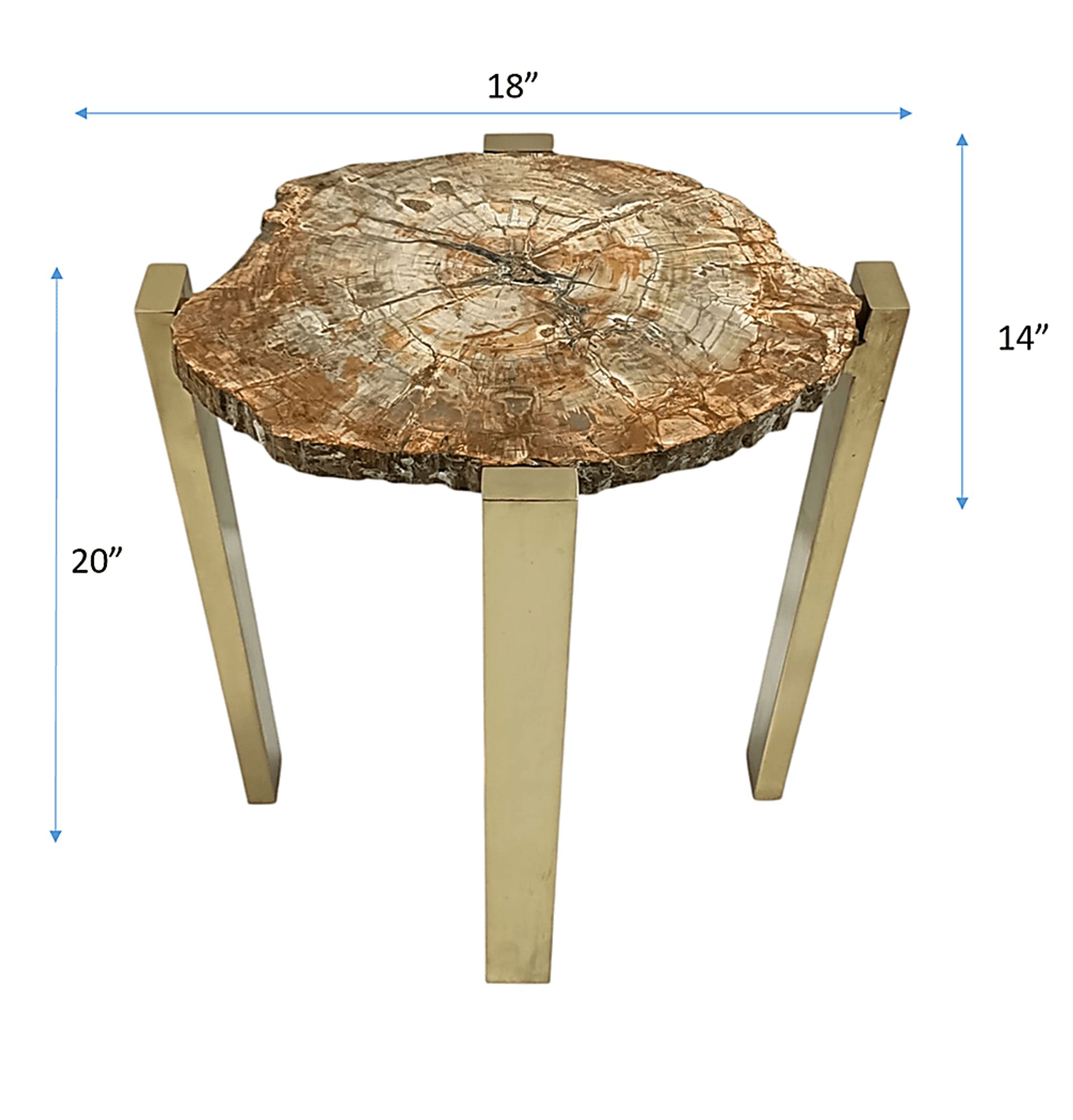 Callian Gold Accent Table - Image 7