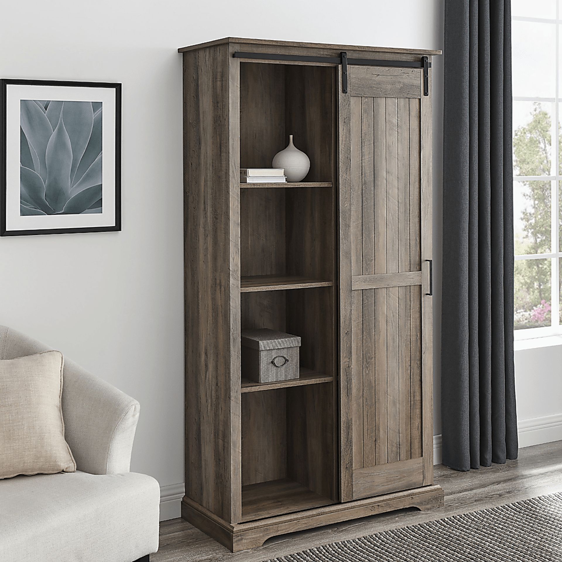Callingwood Gray Accent Cabinet - Image 2