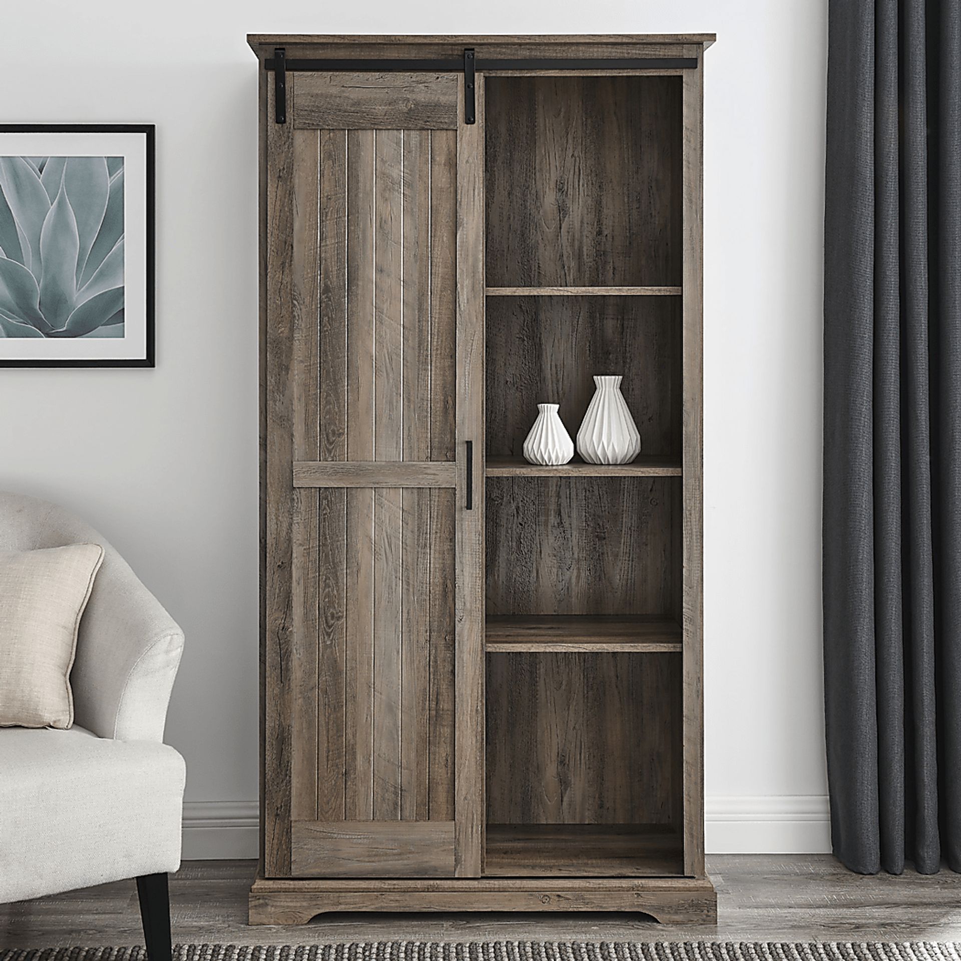 Callingwood Gray Accent Cabinet - Image 3