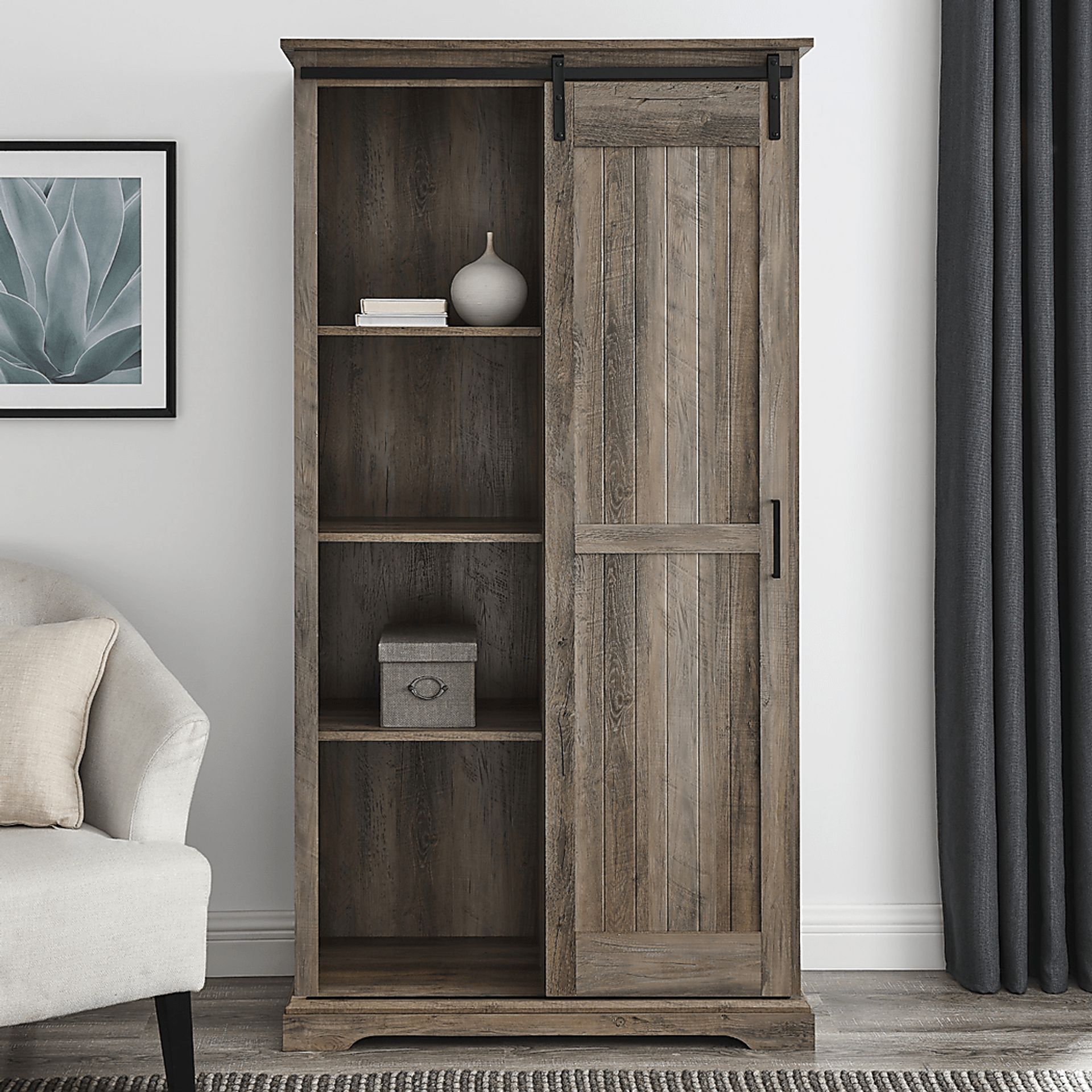 Callingwood Gray Accent Cabinet - Image 6