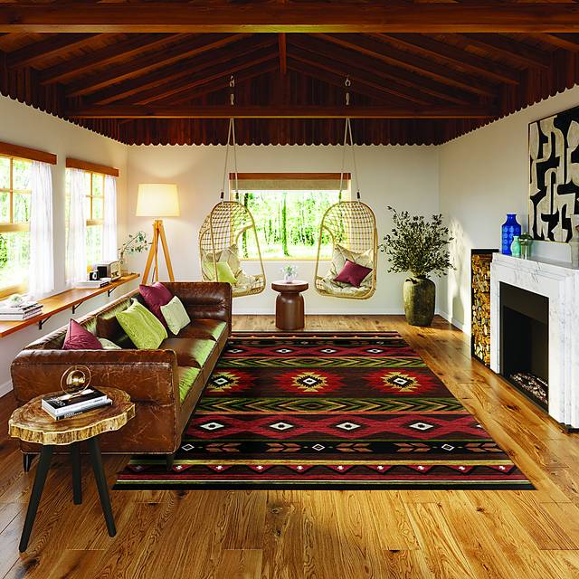 Callowhill Brown 5' x 8' Rug - Thumbnail - Image 2