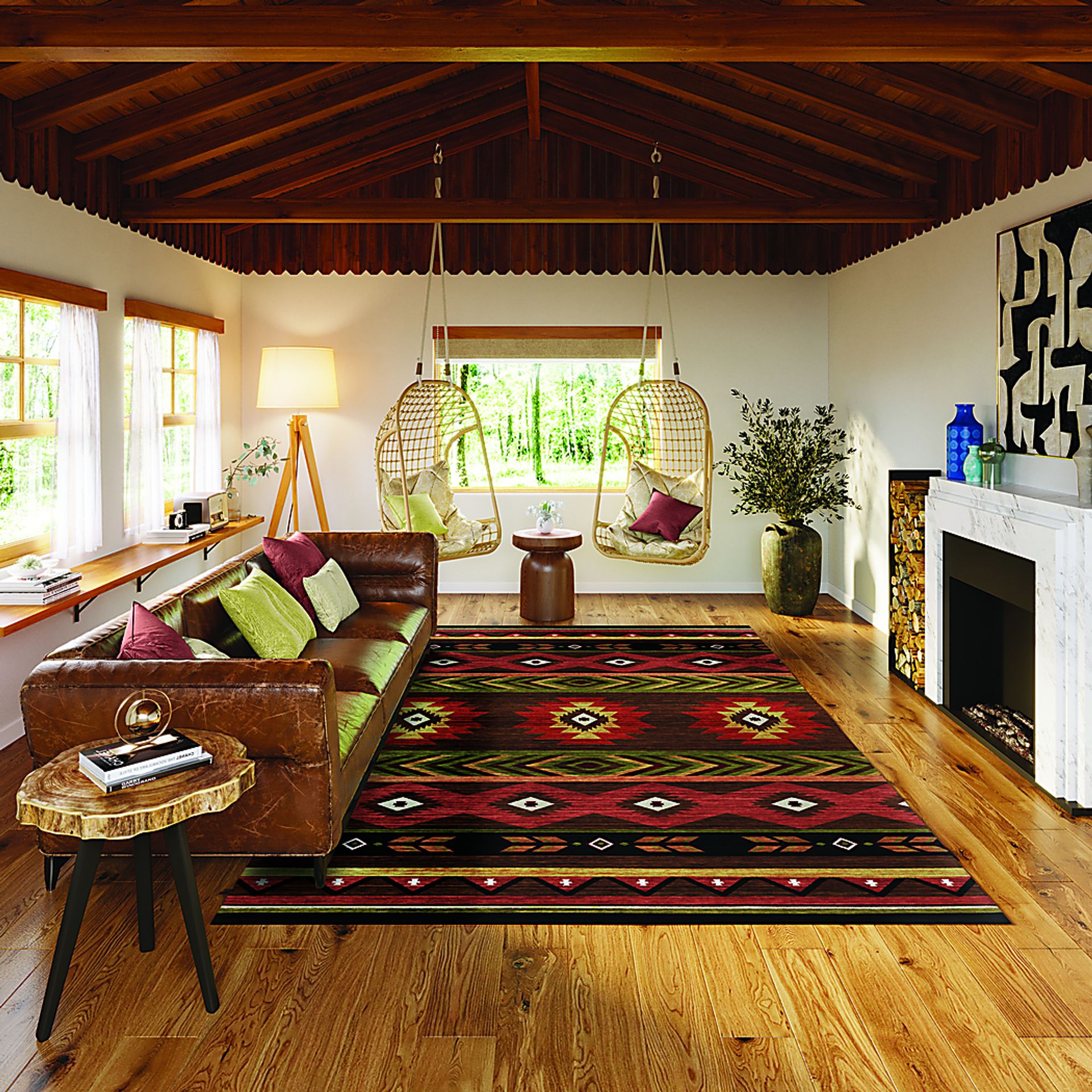 Callowhill Brown 5' x 8' Rug - Image 2
