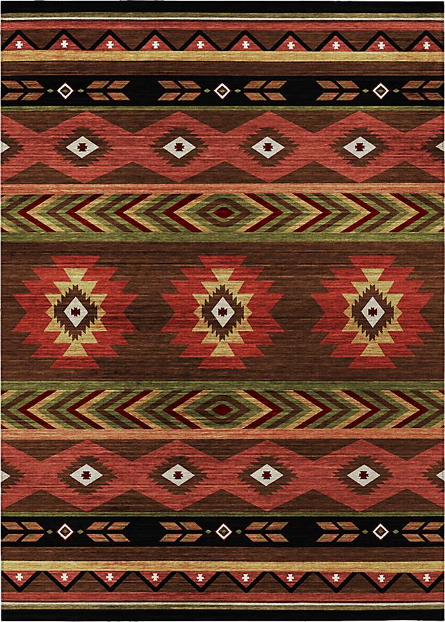 Callowhill Brown 5' x 8' Rug - Thumbnail - Image 1