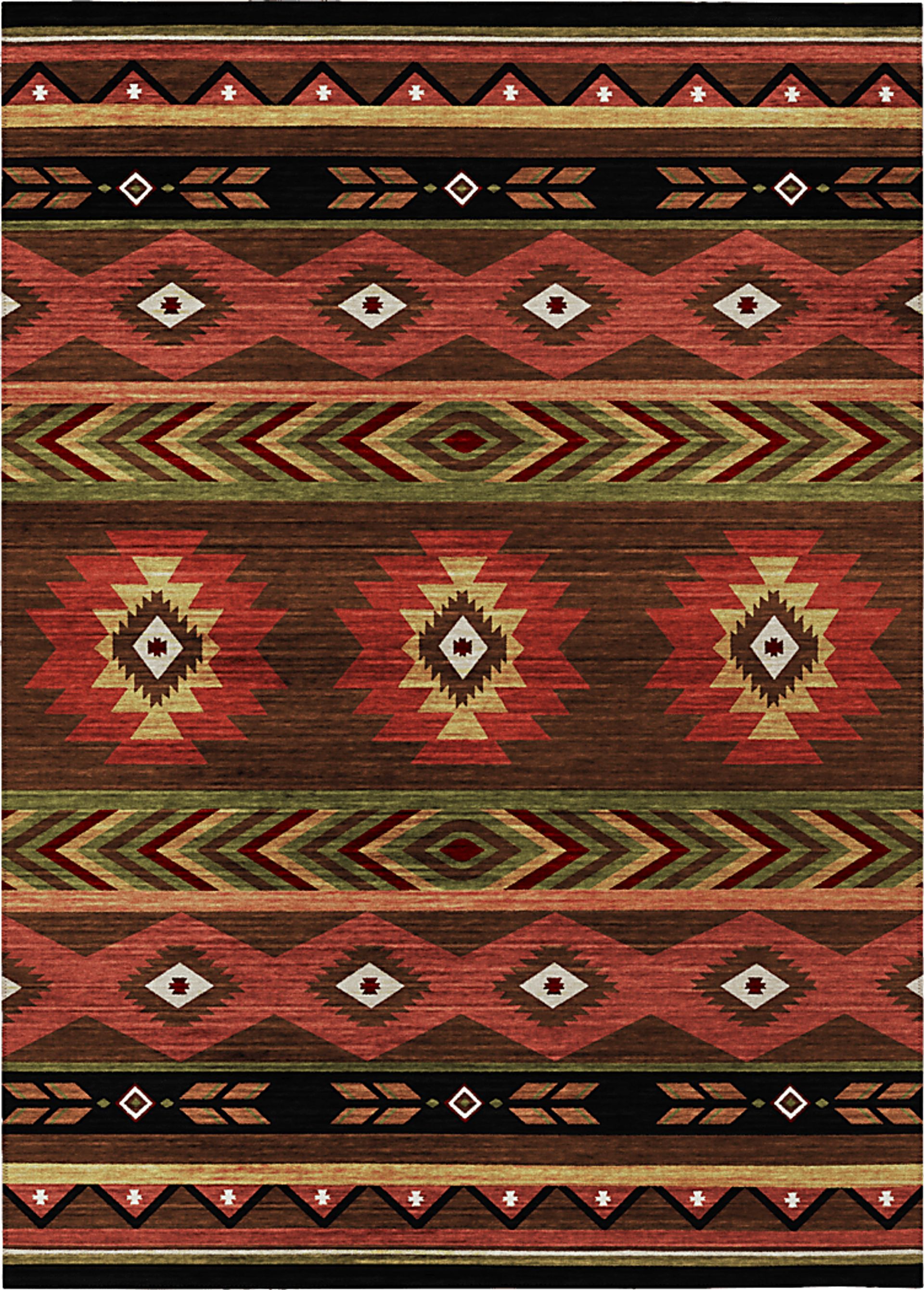 Callowhill Brown 5' x 8' Rug - Image 1