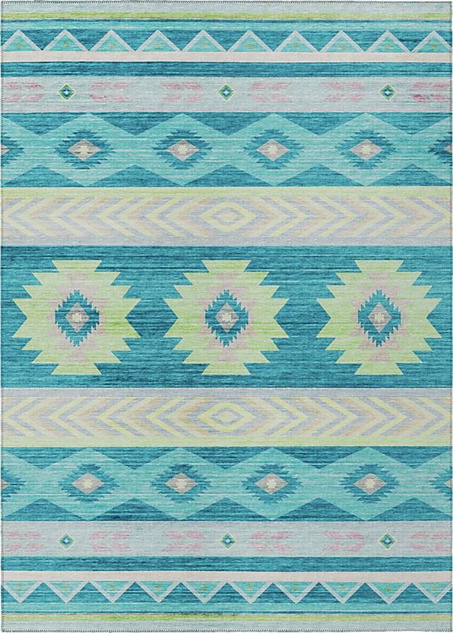 Callowhill Blue 3' x 5' Rug - Thumbnail - Image 1
