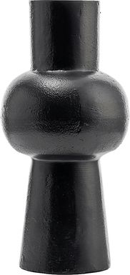 Callway Black 12 in. Vase