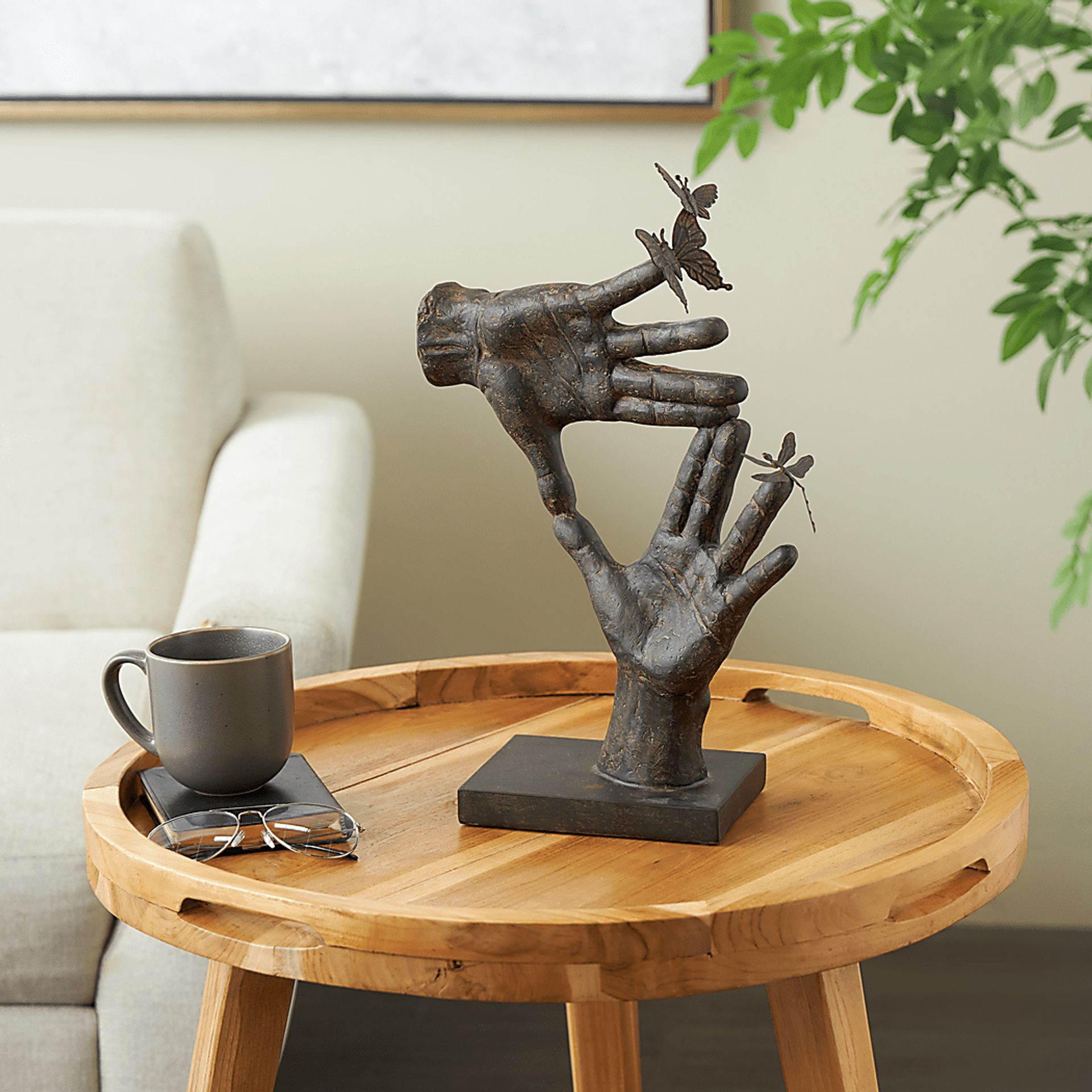 Caloya Brown Sculpture - Image 2