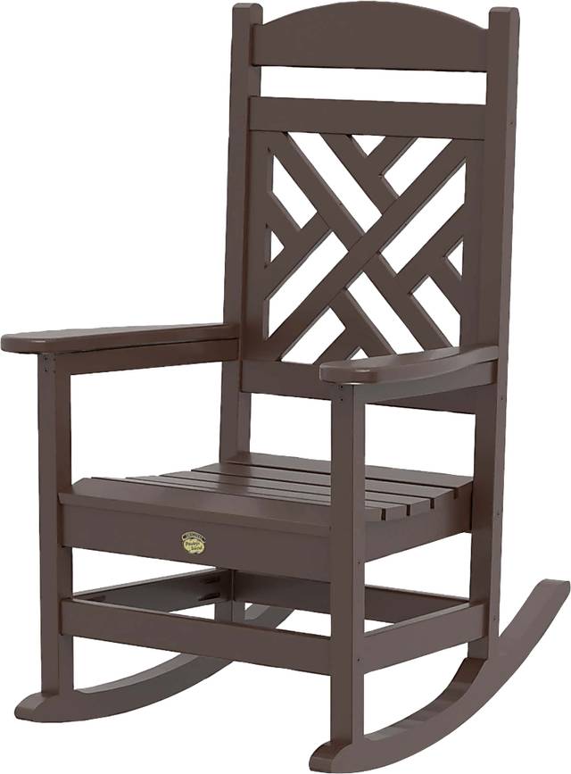 Pawleys Island Calssi Brown Outdoor Rocking Chair - Thumbnail - Image 1
